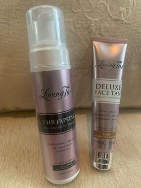 Loving Tan Deluxe Face Tan & 2HR Express Bronzing Mousse - NWT - sealed.